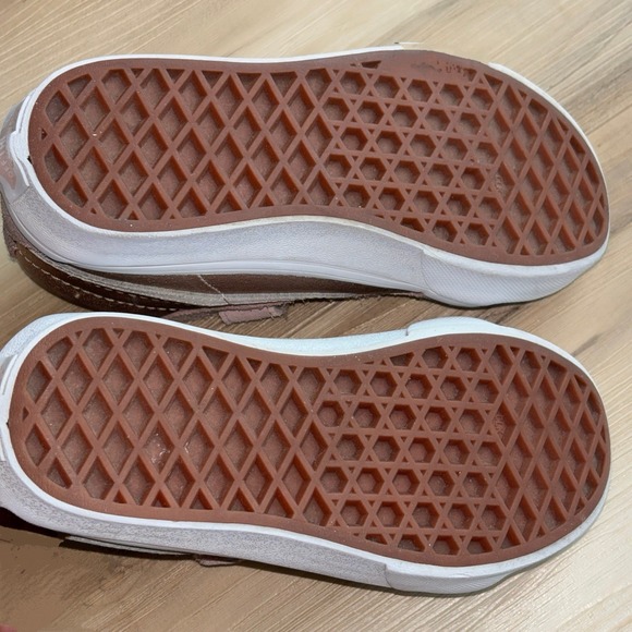 Vans Kids Sk8-Mid Reissue V Metallic Shoe 11.5T Rose Gold Pink - Picture 8 of 11